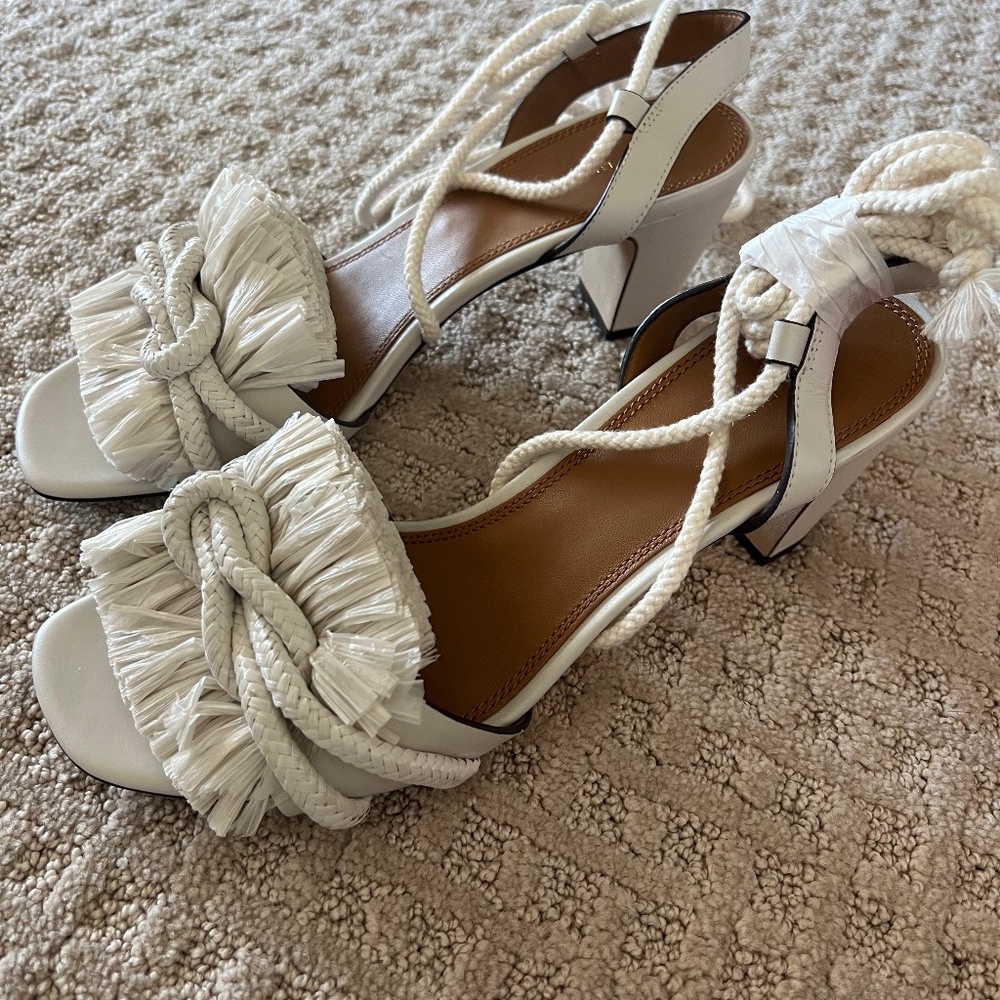 NWT Tory Burch rope heel sandal size 9
